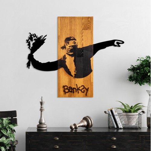 ΔΙΑΚΟΣΜΗΤΙΚΟ ΤΟΙΧΟΥ BANKSY HM4757-ΦΥΛΛΑ ΜΕΤΑΛΛΟΥ ΜΑΥΡΑ-ΞΥΛΟ 69x3(βάθος)x58Υεκ. Διακόσμηση - Φως - Χαλιά ΔΙΑΚΟΣΜΗΤΙΚΟ ΤΟΙΧΟΥ BANKSY HM4757-ΦΥΛΛΑ ΜΕΤΑΛΛΟΥ ΜΑΥΡΑ-ΞΥΛΟ 69x3(βάθος)x58Υεκ. Διακόσμηση - Φως - Χαλιά