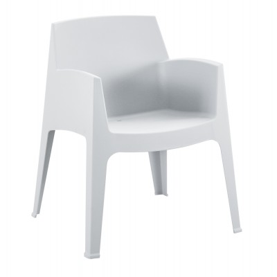 ΠΟΛΥΘΡΟΝΑ ΠΟΛΥΠΡΟΠΥΛΕΝΙΟΥ SLEEK HM6370.01 ΛΕΥΚΗ 68x63x82,5Υεκ.