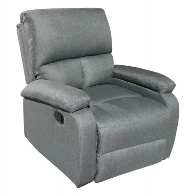 ΠΟΛΥΘΡΟΝΑ RELAX DIONI HM3296.01 ΓΚΡΙ ΥΦΑΣΜΑ 85x90x100Υεκ.