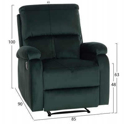 ΠΟΛΥΘΡΟΝΑ RELAX DIONI HM3296.05 ΠΡΑΣΙΝΟ ΒΕΛΟΥΔΟ 85x90x100Υεκ. ΠΟΛΥΘΡΟΝΑ RELAX DIONI HM3296.05 ΠΡΑΣΙΝΟ ΒΕΛΟΥΔΟ 85x90x100Υεκ.