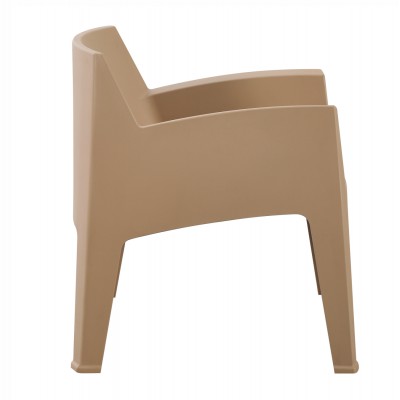 ΠΟΛΥΘΡΟΝΑ ΠΟΛΥΠΡΟΠΥΛΕΝΙΟΥ LOUNGE SLEEK HM6365.03 CAPPUCCINO 62,5x48,5x73Υεκ. Εξωτερικού Χώρου