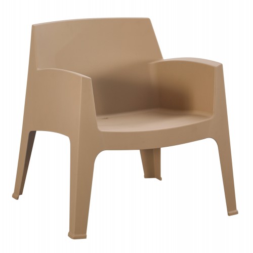 ΠΟΛΥΘΡΟΝΑ ΠΟΛΥΠΡΟΠΥΛΕΝΙΟΥ LOUNGE SLEEK HM6365.03 CAPPUCCINO 62,5x48,5x73Υεκ. Εξωτερικού Χώρου