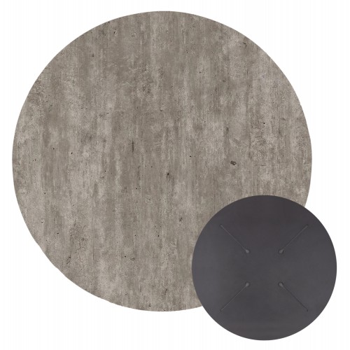 ΕΠΙΦΑΝΕΙΑ ΤΡΑΠΕΖΙΟΥ HPL ΣΤΡΟΓΓΥΛΗ HM5841.37 CONCRETE Φ60εκ. Μπαρ - Εστίασης ΕΠΙΦΑΝΕΙΑ ΤΡΑΠΕΖΙΟΥ HPL ΣΤΡΟΓΓΥΛΗ HM5841.37 CONCRETE Φ60εκ. Μπαρ - Εστίασης