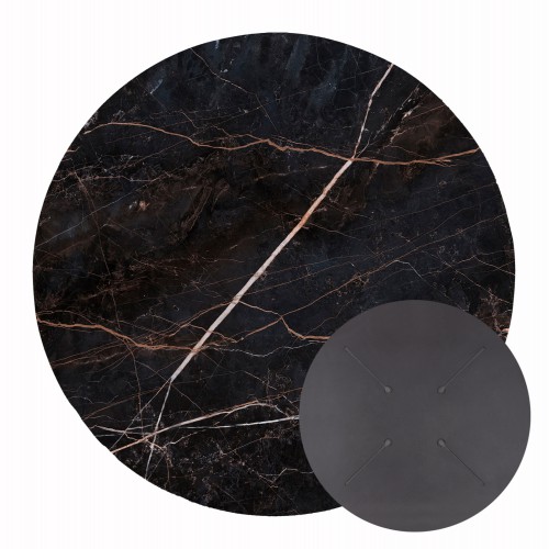 ΕΠΙΦΑΝΕΙΑ ΤΡΑΠΕΖΙΟΥ HPL ΣΤΡΟΓΓΥΛΗ HM5841.34 BLACK MARBLE Φ60εκ. Μπαρ - Εστίασης ΕΠΙΦΑΝΕΙΑ ΤΡΑΠΕΖΙΟΥ HPL ΣΤΡΟΓΓΥΛΗ HM5841.34 BLACK MARBLE Φ60εκ. Μπαρ - Εστίασης