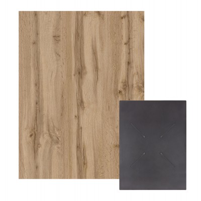 ΣΕΤ ΕΠΙΦΑΝΕΙΑ ΤΡΑΠΕΖΙΟΥ HPL ΟΡΘΟΓΩΝΙΑ HM6350.36 SONAMA OAK 60x80εκ.