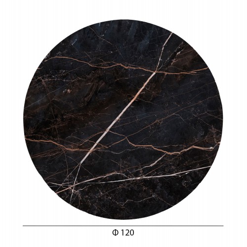ΕΠΙΦΑΝΕΙΑ ΤΡΑΠΕΖΙΟΥ HPL ΣΤΡΟΓΓΥΛΗ HM6351.34 BLACK MARBLE Φ120εκ. Μπαρ - Εστίασης ΕΠΙΦΑΝΕΙΑ ΤΡΑΠΕΖΙΟΥ HPL ΣΤΡΟΓΓΥΛΗ HM6351.34 BLACK MARBLE Φ120εκ. Μπαρ - Εστίασης