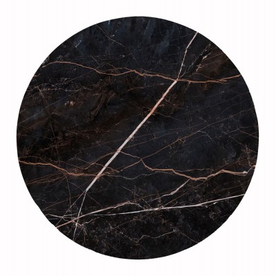 ΕΠΙΦΑΝΕΙΑ ΤΡΑΠΕΖΙΟΥ HPL ΣΤΡΟΓΓΥΛΗ HM6351.34 BLACK MARBLE Φ120εκ.