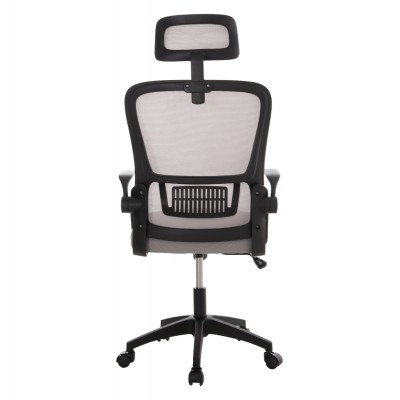 ΚΑΡΕΚΛΑ ΓΡΑΦΕΙΟΥ BLAZER HM1205.05 ΓΚΡΙ MESH-ΜΑΥΡΟΣ ΣΚΕΛΕΤΟΣ NYLON 60,5x47x85,5Υεκ. Έπιπλα Γραφείου