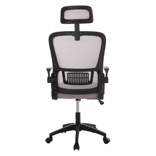 ΚΑΡΕΚΛΑ ΓΡΑΦΕΙΟΥ BLAZER HM1205.05 ΓΚΡΙ MESH-ΜΑΥΡΟΣ ΣΚΕΛΕΤΟΣ NYLON 60,5x47x85,5Υεκ. Έπιπλα Γραφείου