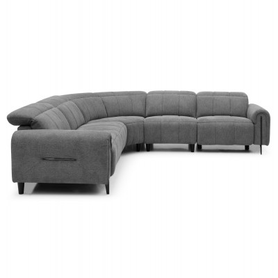 ΓΩΝΙΑΚΟΣ ΚΑΝΑΠΕΣ ΜΕ RECLINE ORACLE HM3290.01 ΓΚΡΙ ΥΦΑΣΜΑ 293x293x98Υεκ. Σαλόνι