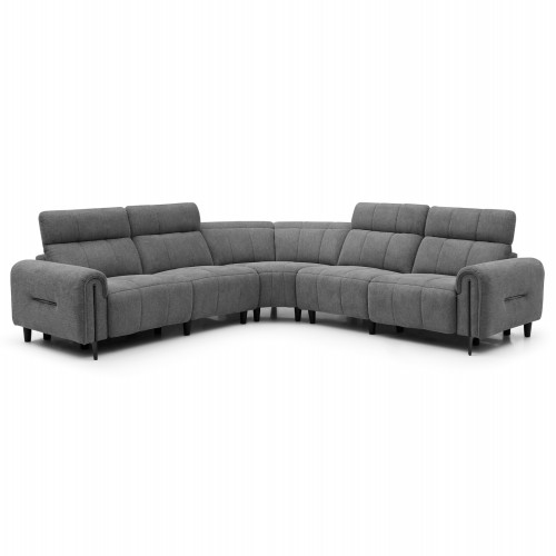 ΓΩΝΙΑΚΟΣ ΚΑΝΑΠΕΣ ΜΕ RECLINE ORACLE HM3290.01 ΓΚΡΙ ΥΦΑΣΜΑ 293x293x98Υεκ. Σαλόνι