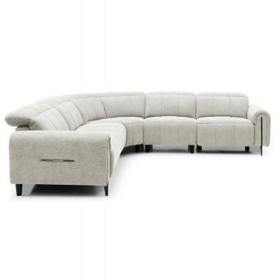 ΓΩΝΙΑΚΟΣ ΚΑΝΑΠΕΣ ΜΕ RECLINE ORACLE HM3290.02 ΜΠΕΖ ΥΦΑΣΜΑ 293x293x98Υεκ. Σαλόνι
