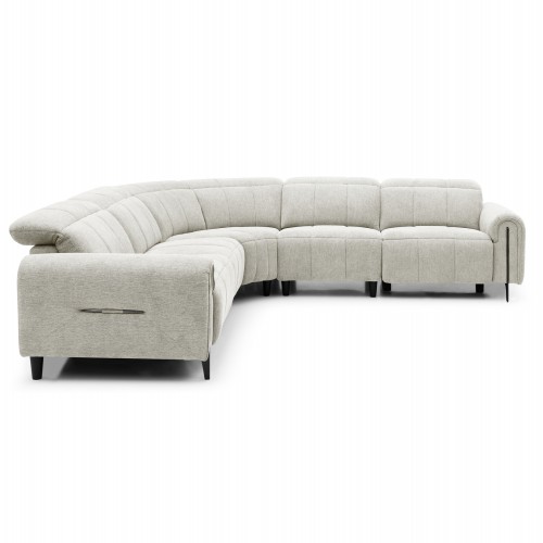 ΓΩΝΙΑΚΟΣ ΚΑΝΑΠΕΣ ΜΕ RECLINE ORACLE HM3290.02 ΜΠΕΖ ΥΦΑΣΜΑ 293x293x98Υεκ. Σαλόνι