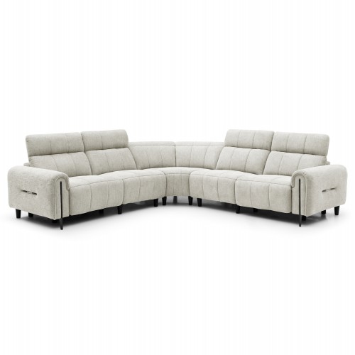 ΓΩΝΙΑΚΟΣ ΚΑΝΑΠΕΣ ΜΕ RECLINE ORACLE HM3290.02 ΜΠΕΖ ΥΦΑΣΜΑ 293x293x98Υεκ. Σαλόνι