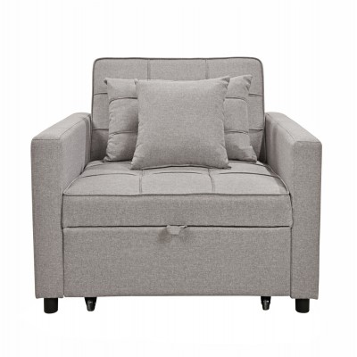 ΠΟΛΥΘΡΟΝΑ-ΚΡΕΒΑΤΙ MERO HM3306.03 ΜΠΕΖ ΥΦΑΣΜΑ 98x85x88Υεκ. Σαλόνι ΠΟΛΥΘΡΟΝΑ-ΚΡΕΒΑΤΙ MERO HM3306.03 ΜΠΕΖ ΥΦΑΣΜΑ 98x85x88Υεκ. Σαλόνι