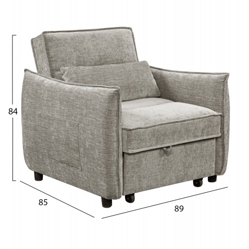 ΠΟΛΥΘΡΟΝΑ-ΚΡΕΒΑΤΙ ORYN HM3307.03 ΜΠΕΖ ΥΦΑΣΜΑ 89x85x84Υεκ. Σαλόνι ΠΟΛΥΘΡΟΝΑ-ΚΡΕΒΑΤΙ ORYN HM3307.03 ΜΠΕΖ ΥΦΑΣΜΑ 89x85x84Υεκ. Σαλόνι