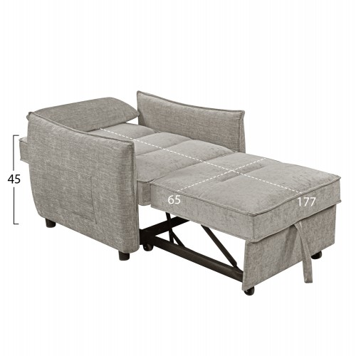ΠΟΛΥΘΡΟΝΑ-ΚΡΕΒΑΤΙ ORYN HM3307.03 ΜΠΕΖ ΥΦΑΣΜΑ 89x85x84Υεκ. Σαλόνι ΠΟΛΥΘΡΟΝΑ-ΚΡΕΒΑΤΙ ORYN HM3307.03 ΜΠΕΖ ΥΦΑΣΜΑ 89x85x84Υεκ. Σαλόνι