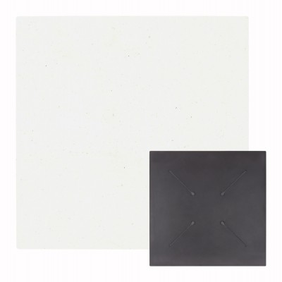 ΣΕΤ ΕΠΙΦΑΝΕΙΑ ΤΡΑΠΕΖΙΟΥ HPL ΤΕΤΡΑΓΩΝΗ HM5839.23 WHITE 80x80εκ.