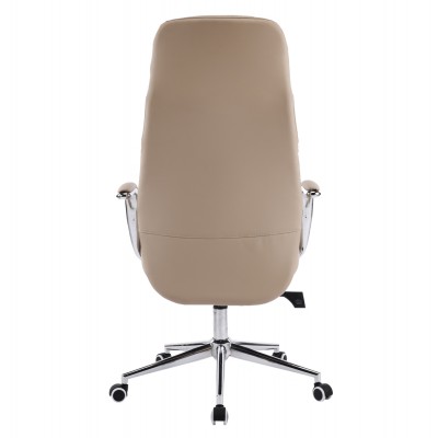 ΚΑΡΕΚΛΑ ΓΡΑΦΕΙΟΥ TEETER HM18355.02 ΜΠΕΖ PU ΔΕΡΜΑ--ΒΑΣΗ ΧΡΩΜΙΟΥ 67x66x121Υεκ Έπιπλα Γραφείου