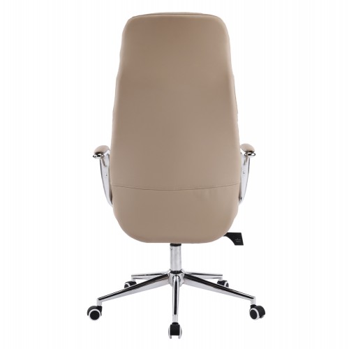 ΚΑΡΕΚΛΑ ΓΡΑΦΕΙΟΥ TEETER HM18355.02 ΜΠΕΖ PU ΔΕΡΜΑ--ΒΑΣΗ ΧΡΩΜΙΟΥ 67x66x121Υεκ Έπιπλα Γραφείου