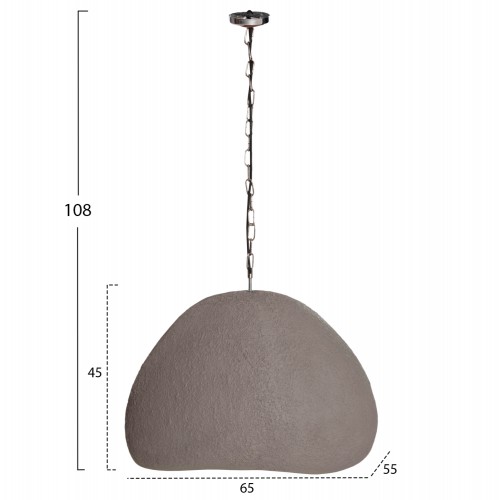 ΦΩΤΙΣΤΙΚΟ ΟΡΟΦΗΣ ΚΡΕΜΑΣΤΟ JAYLEN HM4703.03L FIBER CEMENT ΓΚΡΙ 65x55x45Υεκ. Διακόσμηση - Φως - Χαλιά ΦΩΤΙΣΤΙΚΟ ΟΡΟΦΗΣ ΚΡΕΜΑΣΤΟ JAYLEN HM4703.03L FIBER CEMENT ΓΚΡΙ 65x55x45Υεκ. Διακόσμηση - Φως - Χαλιά