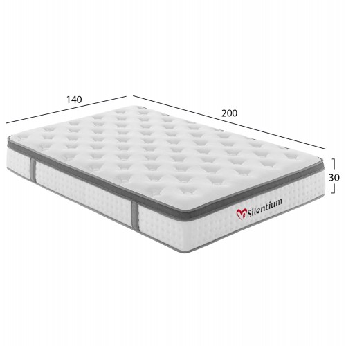 ΣΤΡΩΜΑ ΔΙΠΛΟ SILENTIUM HM749.04 POCKET SPRINGS--ΛΕΥΚΟ 140x200x30Υεκ. Smart Deals ΣΤΡΩΜΑ ΔΙΠΛΟ SILENTIUM HM749.04 POCKET SPRINGS--ΛΕΥΚΟ 140x200x30Υεκ. Smart Deals