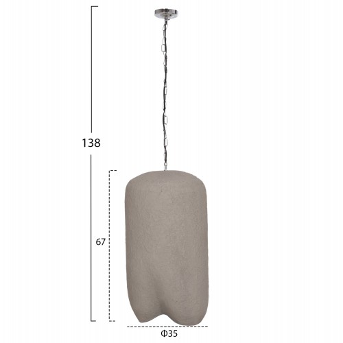 ΦΩΤΙΣΤΙΚΟ ΟΡΟΦΗΣ ΚΡΕΜΑΣΤΟ LOGKY HM4704.03L--FIBER CEMENT ΓΚΡΙ 35x35x67Υεκ Διακόσμηση - Φως - Χαλιά ΦΩΤΙΣΤΙΚΟ ΟΡΟΦΗΣ ΚΡΕΜΑΣΤΟ LOGKY HM4704.03L--FIBER CEMENT ΓΚΡΙ 35x35x67Υεκ Διακόσμηση - Φως - Χαλιά