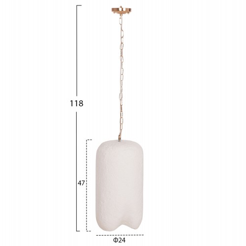 ΦΩΤΙΣΤΙΚΟ ΟΡΟΦΗΣ ΚΡΕΜΑΣΤΟ LOGKY HM4704.02S--FIBER CEMENT ΛΕΥΚΟ Φ24x47Υεκ Διακόσμηση - Φως - Χαλιά ΦΩΤΙΣΤΙΚΟ ΟΡΟΦΗΣ ΚΡΕΜΑΣΤΟ LOGKY HM4704.02S--FIBER CEMENT ΛΕΥΚΟ Φ24x47Υεκ Διακόσμηση - Φως - Χαλιά