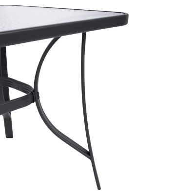 ΣΕΤ ΤΡΑΠΕΖΑΡΙΑΣ 5ΤΜΧ BRUNO HM10729.01 ΚΑΡΕΚΛΕΣ ΜΕΤΑΛΛΙΚΕΣ & ΤΡΑΠΕΖΙ 140x80εκ ΓΚΡΙ Εξωτερικού Χώρου