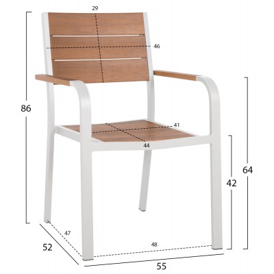ΣΕΤ ΤΡΑΠΕΖΑΡΙΑΣ TABER HM10738 ΤΡΑΠΕΖΙ & 6 ΠΟΛΥΘΡΟΝΕΣ-ΑΛΟΥΜΙΝΙΟ & POLYWOOD-ΛΕΥΚΟ Εξωτερικού Χώρου ΣΕΤ ΤΡΑΠΕΖΑΡΙΑΣ TABER HM10738 ΤΡΑΠΕΖΙ & 6 ΠΟΛΥΘΡΟΝΕΣ-ΑΛΟΥΜΙΝΙΟ & POLYWOOD-ΛΕΥΚΟ Εξωτερικού Χώρου