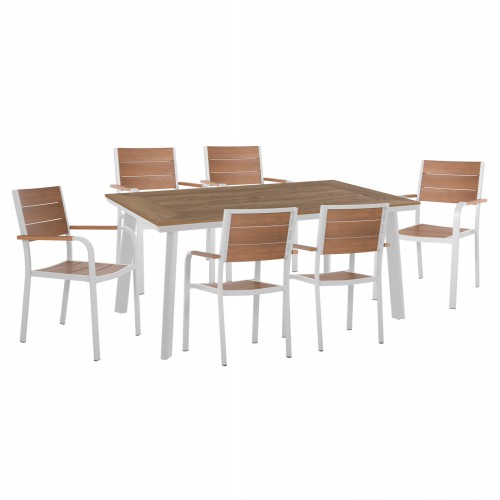 ΣΕΤ ΤΡΑΠΕΖΑΡΙΑΣ TABER HM10738 ΤΡΑΠΕΖΙ & 6 ΠΟΛΥΘΡΟΝΕΣ-ΑΛΟΥΜΙΝΙΟ & POLYWOOD-ΛΕΥΚΟ Εξωτερικού Χώρου ΣΕΤ ΤΡΑΠΕΖΑΡΙΑΣ TABER HM10738 ΤΡΑΠΕΖΙ & 6 ΠΟΛΥΘΡΟΝΕΣ-ΑΛΟΥΜΙΝΙΟ & POLYWOOD-ΛΕΥΚΟ Εξωτερικού Χώρου