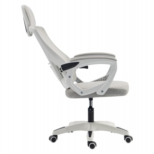 ΚΑΡΕΚΛΑ ΓΡΑΦΕΙΟΥ SALAS HM1223.02 P.P. ΛΕΥΚΟ-ΓΚΡΙ MESH ΥΦΑΣΜΑ 60x60x118-128Υεκ Έπιπλα Γραφείου