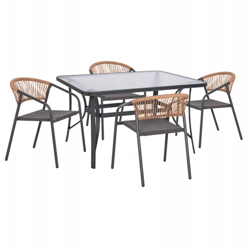 ΣΕΤ ΤΡΑΠΕΖΑΡΙΑΣ 5ΤΜΧ BRUNO HM10860.01 ΚΑΡΕΚΛΕΣ ΜΕΤΑΛΛΙΚΕΣ & ΤΡΑΠΕΖΙ 140x80εκ ΓΚΡΙ Εξωτερικού Χώρου ΣΕΤ ΤΡΑΠΕΖΑΡΙΑΣ 5ΤΜΧ BRUNO HM10860.01 ΚΑΡΕΚΛΕΣ ΜΕΤΑΛΛΙΚΕΣ & ΤΡΑΠΕΖΙ 140x80εκ ΓΚΡΙ Εξωτερικού Χώρου