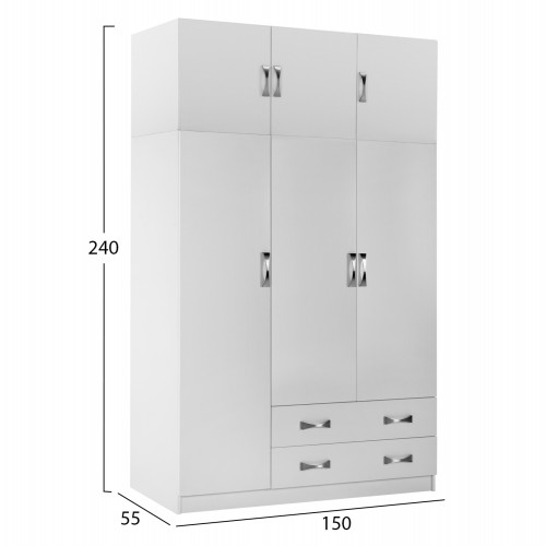 ΝΤΟΥΛΑΠΑ 3ΦΥΛΛΗ ΜΕ ΠΑΤΑΡΙ CARLY HM10891.05 ΜΕΛΑΜΙΝΗ ΣΕ ΛΕΥΚΟ 150X55Χ240Υεκ. Υπνοδωμάτιο ΝΤΟΥΛΑΠΑ 3ΦΥΛΛΗ ΜΕ ΠΑΤΑΡΙ CARLY HM10891.05 ΜΕΛΑΜΙΝΗ ΣΕ ΛΕΥΚΟ 150X55Χ240Υεκ. Υπνοδωμάτιο