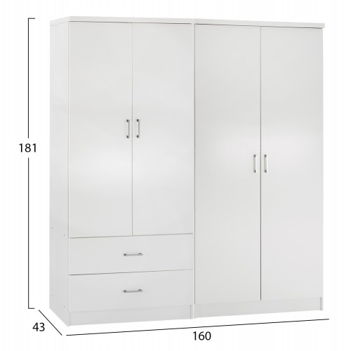 ΝΤΟΥΛΑΠΑ 4-ΦΥΛΛΗ ΜΕ 2 ΣΥΡΤΑΡΙΑ JENNA HM11351.05 ΜΕΛΑΜΙΝΗ ΣΕ ΛΕΥΚΟ 160x43x181Υ Υπνοδωμάτιο ΝΤΟΥΛΑΠΑ 4-ΦΥΛΛΗ ΜΕ 2 ΣΥΡΤΑΡΙΑ JENNA HM11351.05 ΜΕΛΑΜΙΝΗ ΣΕ ΛΕΥΚΟ 160x43x181Υ Υπνοδωμάτιο