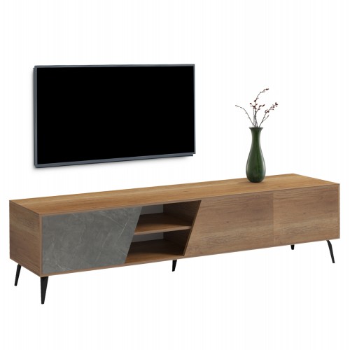 ΕΠΙΠΛΟ ΤΗΛΕΟΡΑΣΗΣ CATERRA HM18374.14 ΜΕΛΑΜΙΝΗ ΦΥΣΙΚΟ-MOORE STONE 180Χ35.5Χ48Υεκ. Σαλόνι ΕΠΙΠΛΟ ΤΗΛΕΟΡΑΣΗΣ CATERRA HM18374.14 ΜΕΛΑΜΙΝΗ ΦΥΣΙΚΟ-MOORE STONE 180Χ35.5Χ48Υεκ. Σαλόνι
