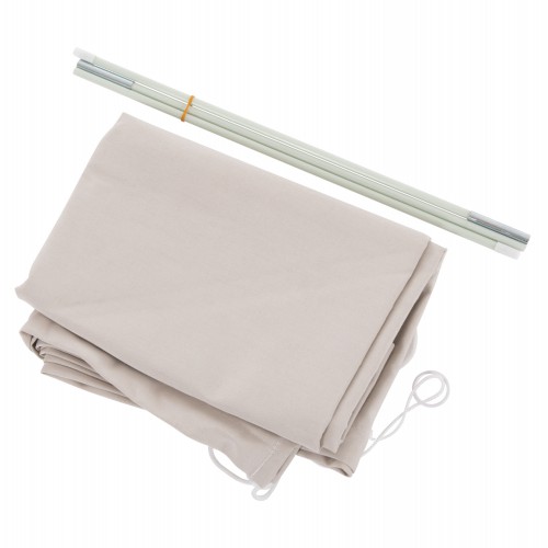ΕΠΑΓΓΕΛΜΑΤΙΚΗ ΟΜΠΡΕΛΑ JAVANTE HM6622.02 HEAT TRANSFER ΑΛΟΥΜ.--ΜΠΕΖ ΠΑΝΙ 3x3x2,56Yμ Εξωτερικού Χώρου