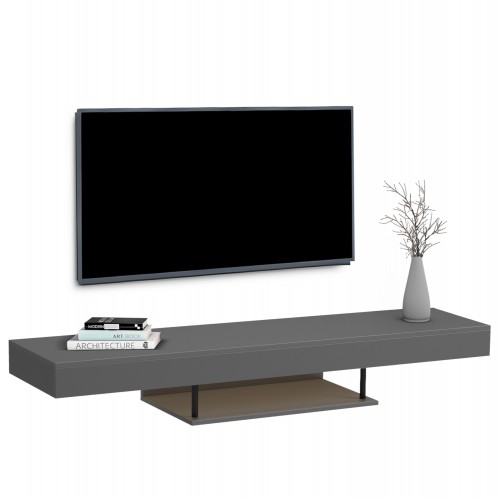 ΕΠΙΠΛΟ ΤΗΛΕΟΡΑΣΗΣ ΤΟΙΧΟΥ ME LED SAVOR HM18381.05 ΜΕΛΑΜΙΝΗ ΣΕ ΓΚΡΙ 150x29,5x22Υεκ Σαλόνι ΕΠΙΠΛΟ ΤΗΛΕΟΡΑΣΗΣ ΤΟΙΧΟΥ ME LED SAVOR HM18381.05 ΜΕΛΑΜΙΝΗ ΣΕ ΓΚΡΙ 150x29,5x22Υεκ Σαλόνι