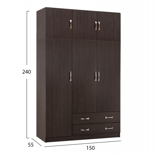 ΝΤΟΥΛΑΠΑ 3ΦΥΛΛΗ ΜΕ ΠΑΤΑΡΙ CARLY HM10891.01 ΜΕΛΑΜΙΝΗ ΣΕ ZEBRANO 150X55Χ240Υεκ. Υπνοδωμάτιο ΝΤΟΥΛΑΠΑ 3ΦΥΛΛΗ ΜΕ ΠΑΤΑΡΙ CARLY HM10891.01 ΜΕΛΑΜΙΝΗ ΣΕ ZEBRANO 150X55Χ240Υεκ. Υπνοδωμάτιο