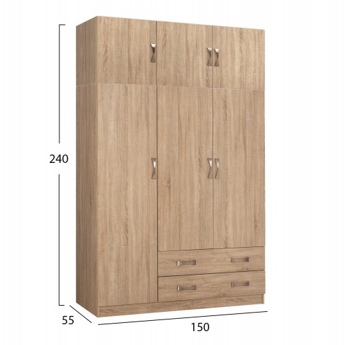 ΝΤΟΥΛΑΠΑ 3ΦΥΛΛΗ ΜΕ ΠΑΤΑΡΙ CARLY HM10891.02 ΜΕΛΑΜΙΝΗ ΣΕ SONAMA 150X55Χ240Υεκ. Υπνοδωμάτιο ΝΤΟΥΛΑΠΑ 3ΦΥΛΛΗ ΜΕ ΠΑΤΑΡΙ CARLY HM10891.02 ΜΕΛΑΜΙΝΗ ΣΕ SONAMA 150X55Χ240Υεκ. Υπνοδωμάτιο