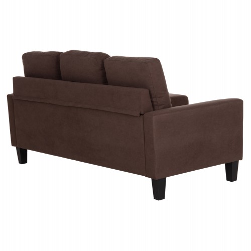 ΚΑΝΑΠΕΣ ΓΩΝΙΑ ΑΝΑΣΤΡΕΨΙΜΗ MEGGY HM3297.12 ΚΑΦΕ ΥΦΑΣΜΑ 184.5x129x86Yεκ. Σαλόνι