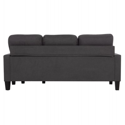 ΚΑΝΑΠΕΣ ΓΩΝΙΑ ΑΝΑΣΤΡΕΨΙΜΗ MEGGY HM3297.11 ΓΚΡΙ ΥΦΑΣΜΑ 184.5x75-129x86Yεκ. Σαλόνι