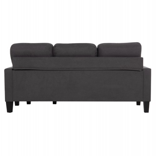 ΚΑΝΑΠΕΣ ΓΩΝΙΑ ΑΝΑΣΤΡΕΨΙΜΗ MEGGY HM3297.11 ΓΚΡΙ ΥΦΑΣΜΑ 184.5x75-129x86Yεκ. Σαλόνι