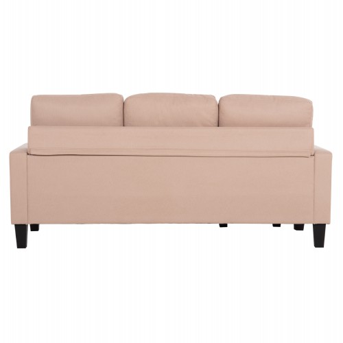 ΚΑΝΑΠΕΣ ΓΩΝΙΑ ΑΝΑΣΤΡΕΨΙΜΗ MEGGY HM3297.13 ΜΠΕΖ ΥΦΑΣΜΑ 184.5x75-129x86Yεκ. Σαλόνι