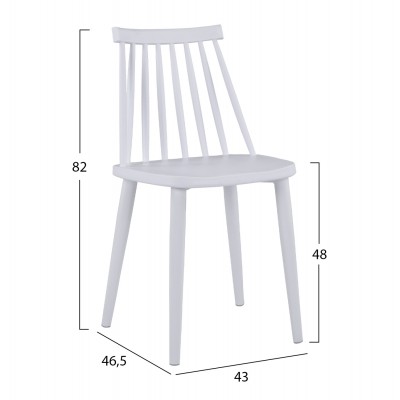 ΣΕΤ ΤΡΑΠΕΖΑΡΙΑΣ ΕΣ.ΧΩΡΟΥ 5ΤΜΧ PALOMA HM11389 ΛΕΥΚΟ-SONAMA MDF TOP Τραπεζαρία