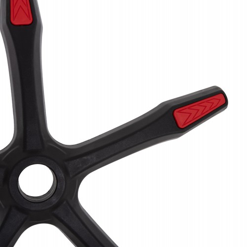 ΠΟΛΥΘΡΟΝΑ GAMING DARREN HM1203.01 ΜΑΥΡΟ-ΚΟΚΚΙΝΟ PVC & NYLON 51x49x125Υεκ. Έπιπλα Γραφείου