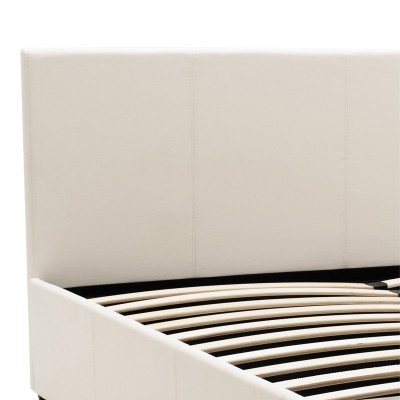 Κρεβάτι Norse pakoworld pu λευκό με αποθηκευτικό χώρο 160x200εκ Κρεβάτι Norse pakoworld pu λευκό με αποθηκευτικό χώρο 160x200εκ