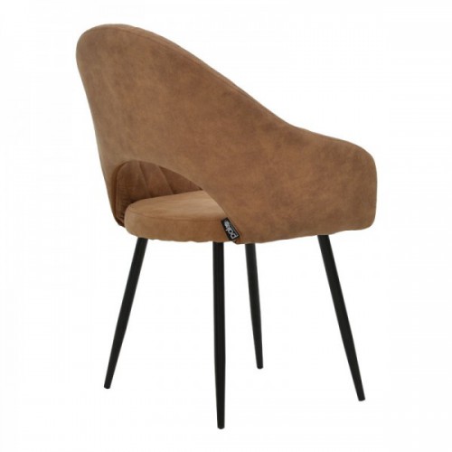 Πολυθρόνα Macie pakoworld ύφασμα καφέ antique-μαύρο 58x50x85εκ Σαλόνι Πολυθρόνα Macie pakoworld ύφασμα καφέ antique-μαύρο 58x50x85εκ Σαλόνι