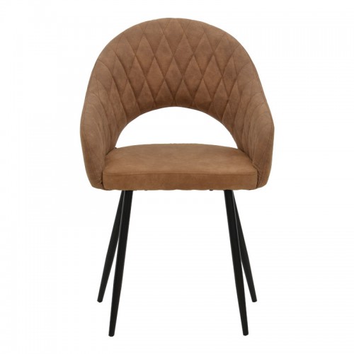 Πολυθρόνα Macie pakoworld ύφασμα καφέ antique-μαύρο 58x50x85εκ Σαλόνι Πολυθρόνα Macie pakoworld ύφασμα καφέ antique-μαύρο 58x50x85εκ Σαλόνι