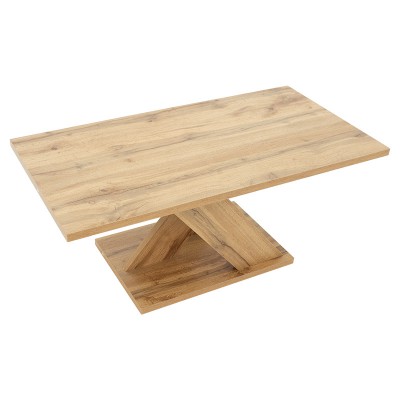 Τραπέζι σαλονιού Solange pakoworld χρώμα sonoma 110x55x47.5εκ Σαλόνι